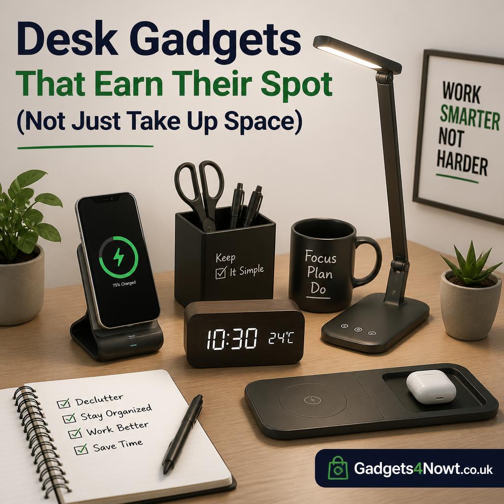 Desk Gadgets That Earn Their Spot (Not Just Take Up Space)