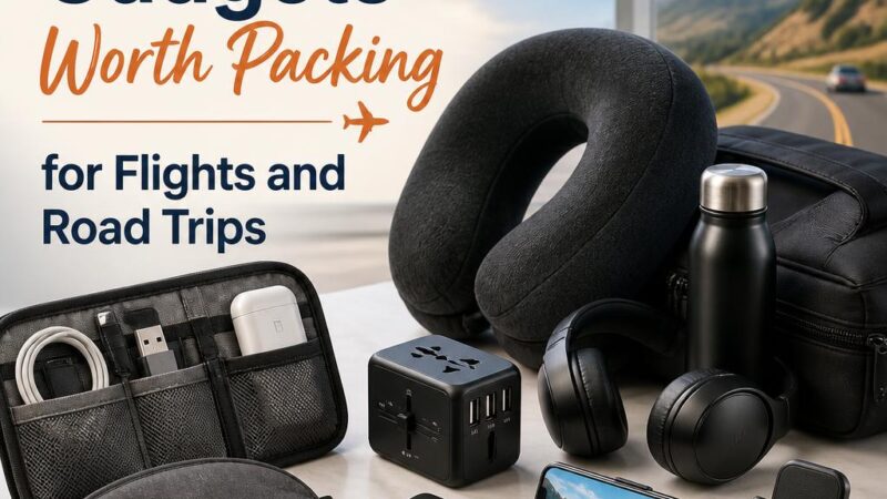 Travel Gadgets Worth Packing for Flights and Road Trips